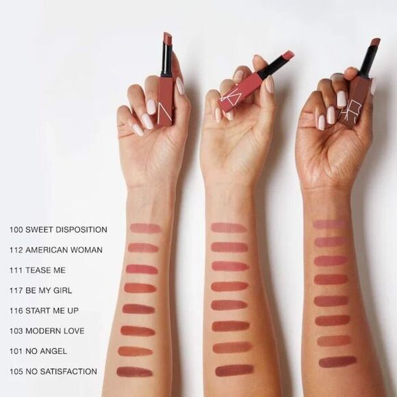 NARS  Powermatte Long-Lasting Lipstick-AMERICAN WOMAN - Picture 7 of 9